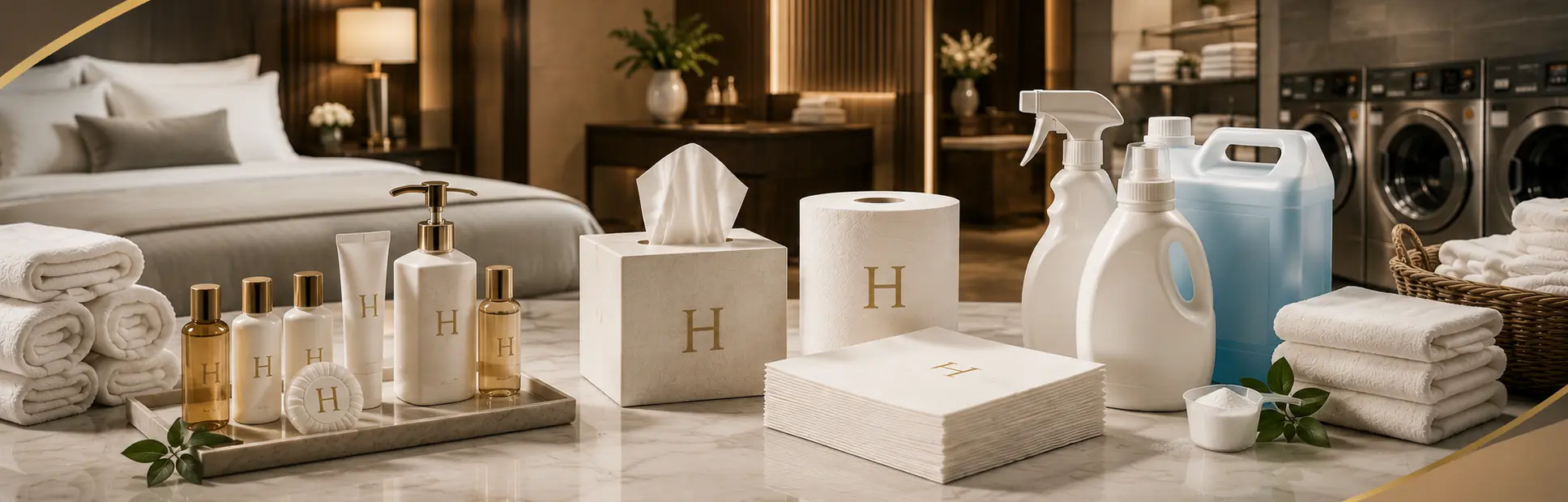 Hotelska kozmetika, papirnata konfekcija i praonica